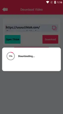 Video Downloader for TikTok android App screenshot 1