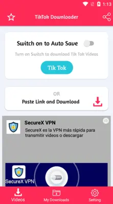 Video Downloader for TikTok android App screenshot 3